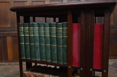 Edwardian Mahogany Revolving Bookcase SAI3147 - Image 4