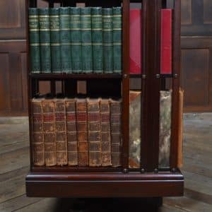 Edwardian Mahogany Revolving Bookcase SAI3147 Antique Bookcases