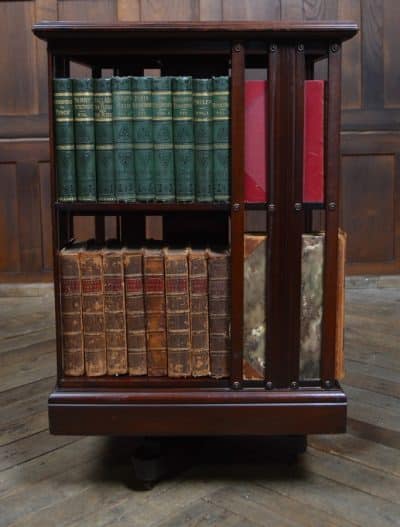 Edwardian Mahogany Revolving Bookcase SAI3147