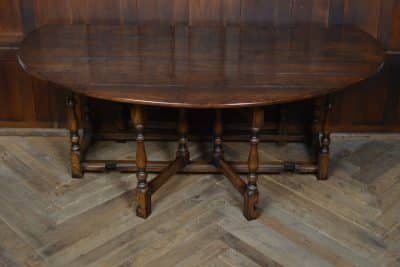 Oak Hunt/wake Table SAI3165 Antique Furniture 8