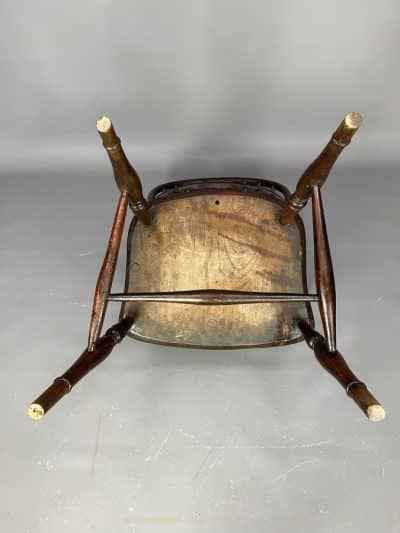 Georgian Wheel Back Windsor Armchair c1800 - Image 7