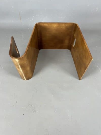 1960s Bent Plywood Coffee Table Magazine Rack - Image 4
