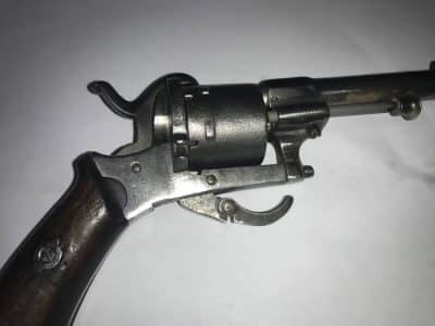 Pin fire pocket pistol Antique Guns 5