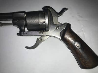 Pin fire pocket pistol Antique Guns 9