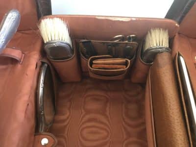 Walker & Hall Crocodile Valise with Silver accessories - Image 10