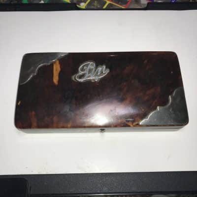 Tortoise shell Pin Box 1898