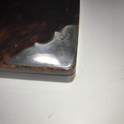 Tortoise shell Pin Box 1898 - Image 3