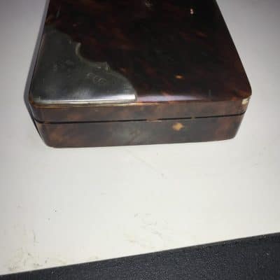 Tortoise shell Pin Box 1898 - Image 7
