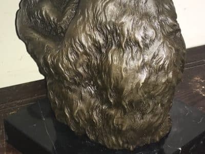 MOTHER & CHILD BRONZE ON MARBLE - Image 21