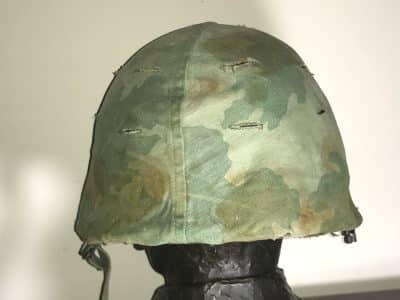 Vietnam American soldiers helmet liner and camouflage cover - Image 2