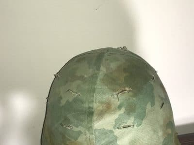 Vietnam American soldiers helmet liner and camouflage cover - Image 3