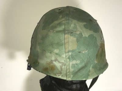 Vietnam American soldiers helmet liner and camouflage cover - Image 5