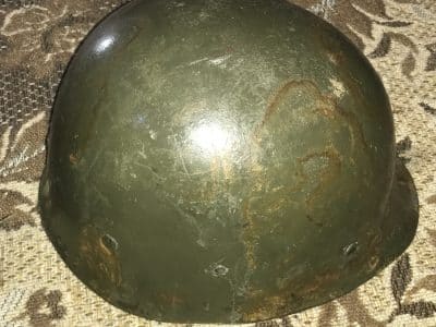 Vietnam American soldiers helmet liner and camouflage cover Military & War Antiques 9