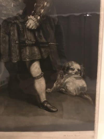 Mezzotint Of Master John Crewe As Henry VIII After Sir Joshua Reynolds By John Raphael Smith c 1776 - Image 10