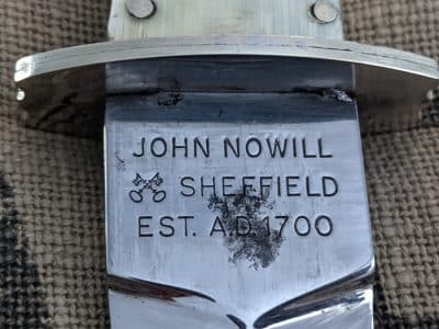 John nowill Sheffield knife lovely cow horn scales - Image 3