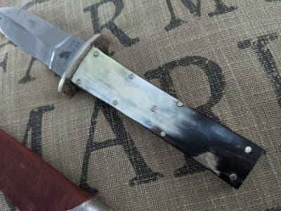 John nowill Sheffield knife lovely cow horn scales - Image 5