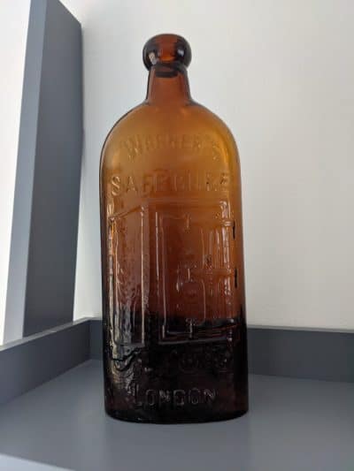 Warners safe cure London vicktoran bottle Warners safe cure Antique Glassware 3