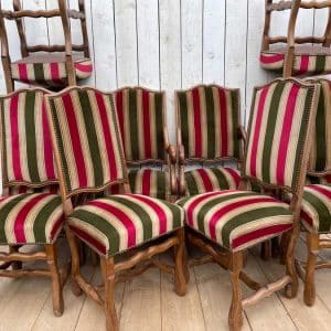 Ten French Dining Chairs dining chairs Antique Chairs
