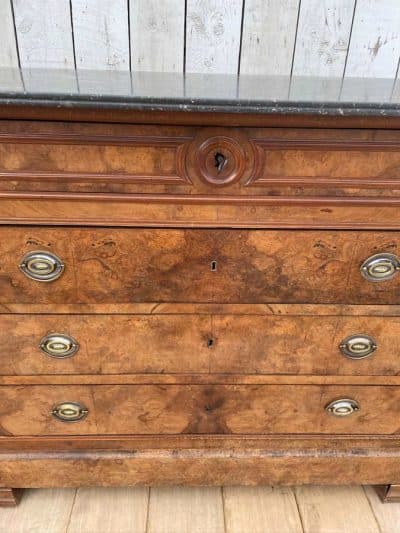 French Marble Top Commode - Image 5