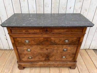 French Marble Top Commode commode Antique Chest Of Drawers 8