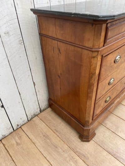 French Marble Top Commode commode Antique Chest Of Drawers 4