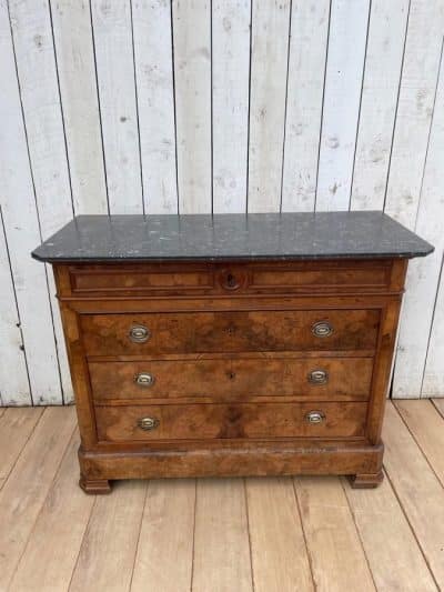 French Marble Top Commode commode Antique Chest Of Drawers 6