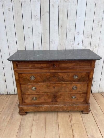 French Marble Top Commode - Image 4