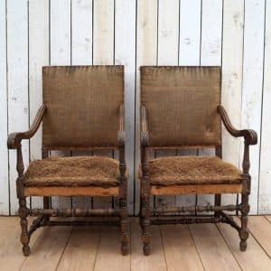 Throne Chairs for Re-upholstery reupholstery Antique Chairs