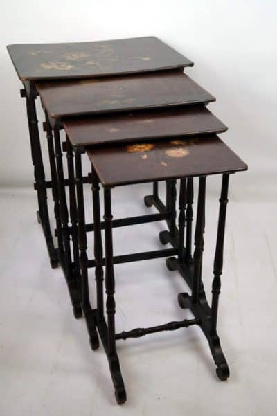 Nest of French Side Tables nest of tables Antique Furniture 3