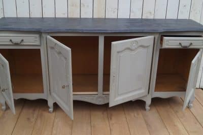 Painted Enfilade Buffet Antique Cupboards 9