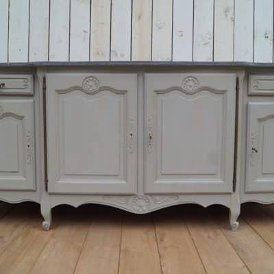 Painted Enfilade Buffet Antique Cupboards 6