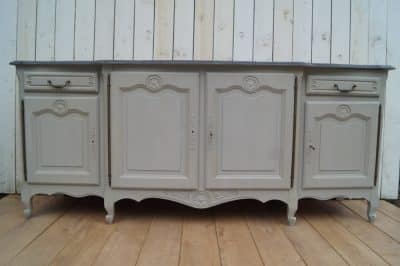 Painted Enfilade Buffet Antique Cupboards 7