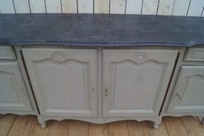 Painted Enfilade Buffet Antique Cupboards 3