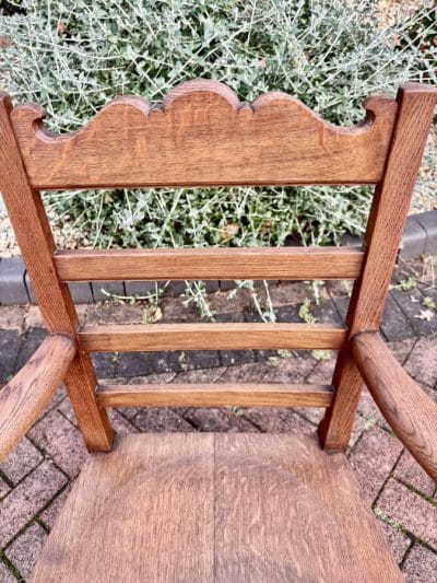 P E Gane Arts & Crafts Desk Chair - Image 3