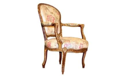 19thc French Arm Chairs - Image 3
