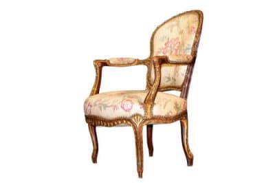 19thc French Arm Chairs - Image 4