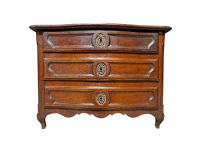 19thc Miniature Chest of Drawers - Image 4