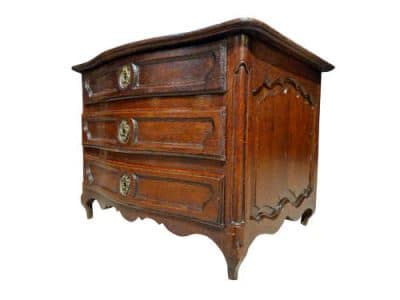 19thc Miniature Chest of Drawers - Image 3