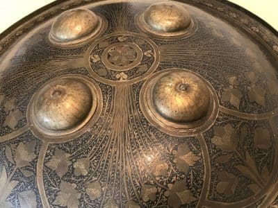 early 18th century Islamic shield large in size heavily decorated - Image 3