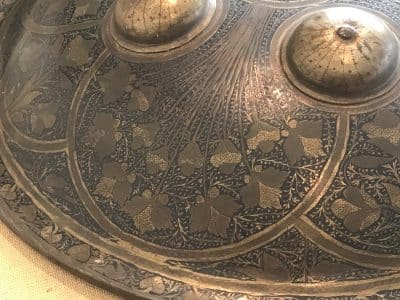 early 18th century Islamic shield large in size heavily decorated - Image 4