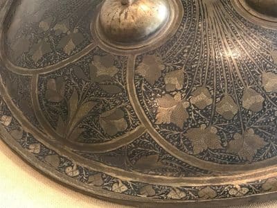 early 18th century Islamic shield large in size heavily decorated - Image 5