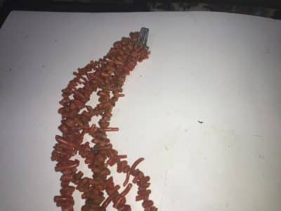 Victorian Coral 5 strand necklace - Image 6