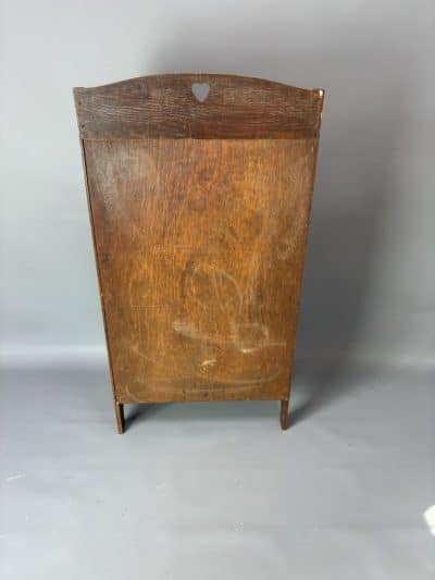 Arts & Crafts Oak Students Bureau Bookcase - Image 6