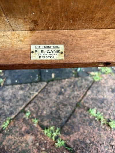 P E Gane Arts & Crafts Desk Chair - Image 7