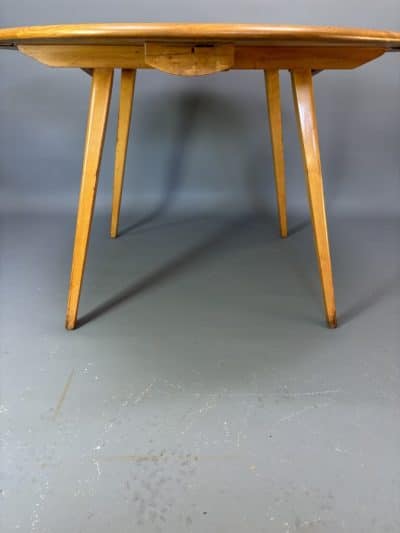 Mid Century Ercol Oval Drop Leaf Dining Table - Image 3
