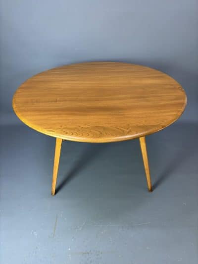 Mid Century Ercol Oval Drop Leaf Dining Table