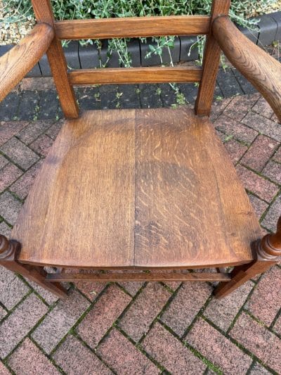 P E Gane Arts & Crafts Desk Chair armchair Antique Chairs 4