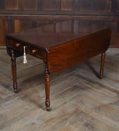 Victorian Mahogany Pembroke / Drop Leaf Table SAI3175 Antique Furniture 4