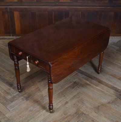 Victorian Mahogany Pembroke / Drop Leaf Table SAI3175 Antique Furniture 5