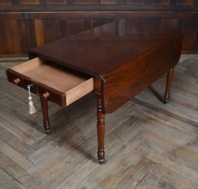 Victorian Mahogany Pembroke / Drop Leaf Table SAI3175 Antique Furniture 8